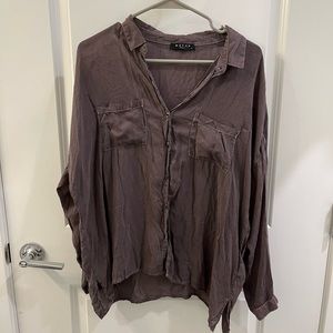 Maven west button up top